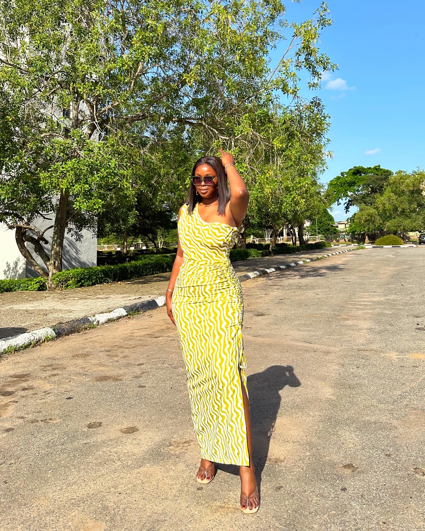 Celine slit dress