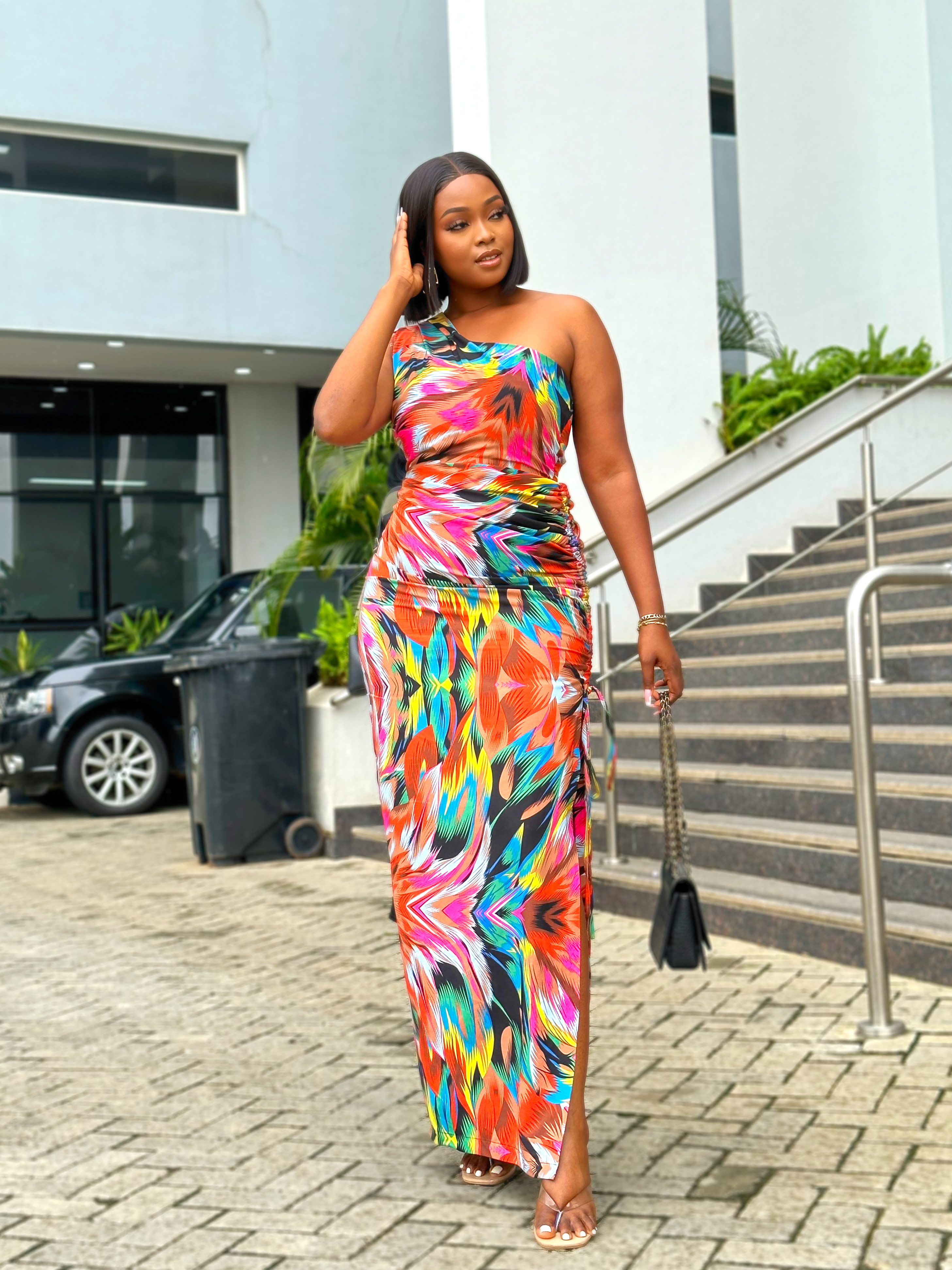 Celine in Flamingo print image