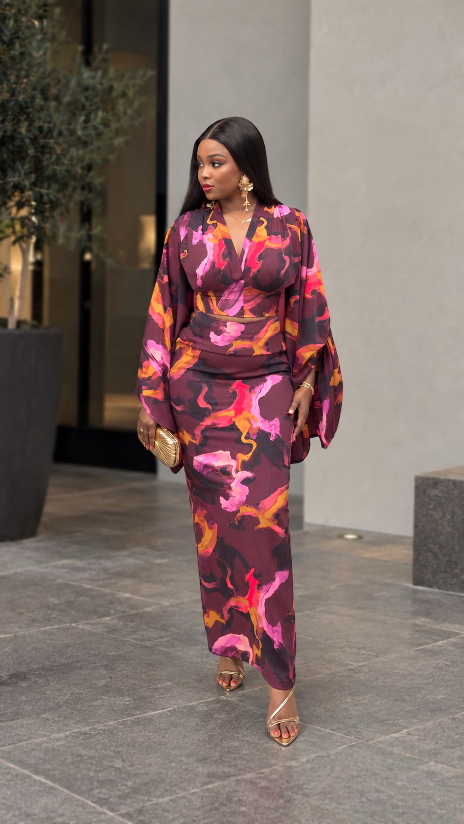 Sale Edit: Vashti cut out dress new print