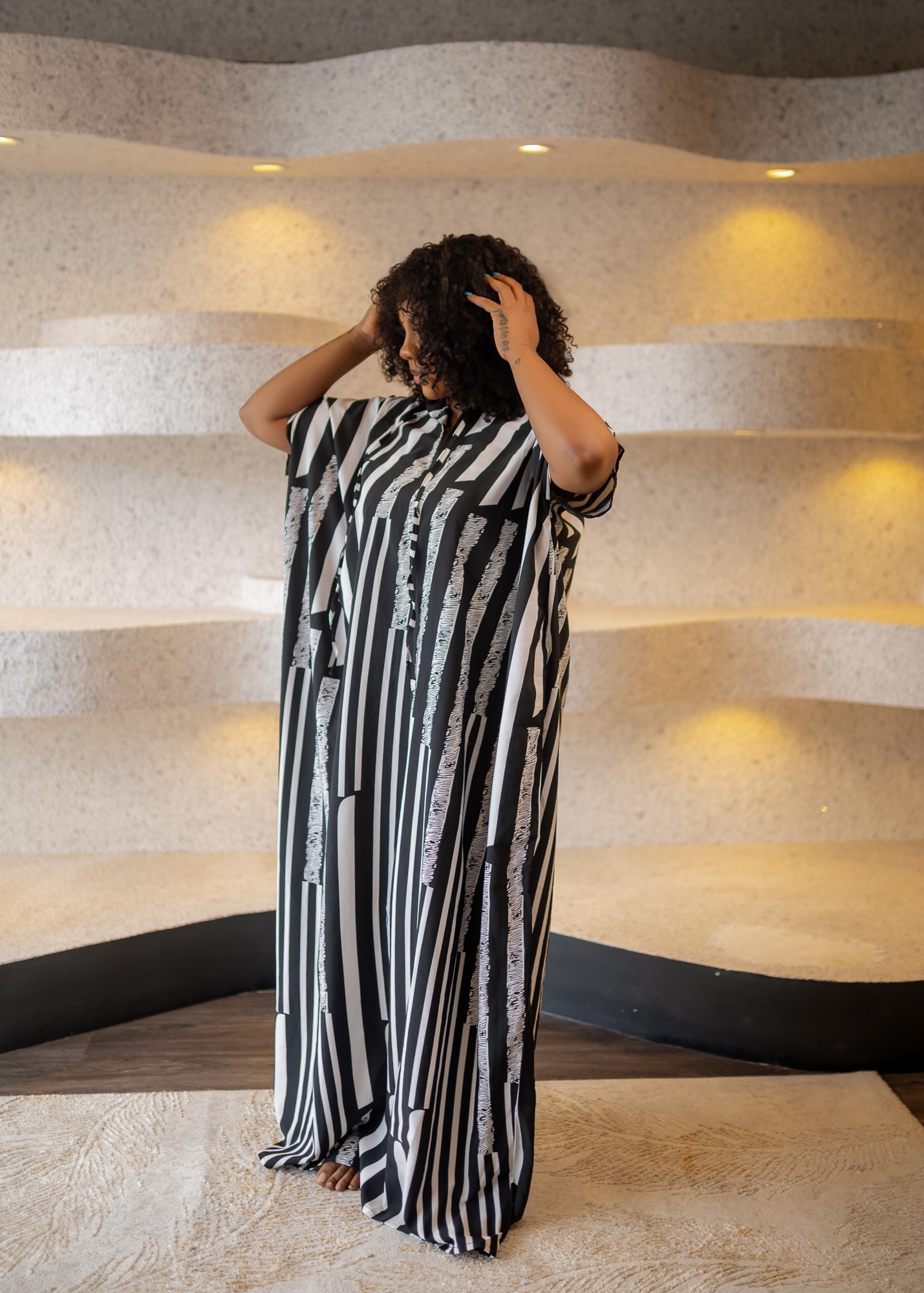 Monochrome Muse Dress image