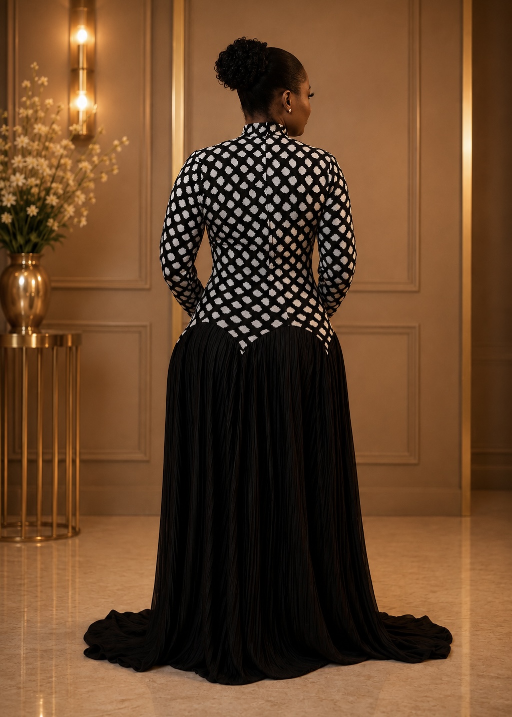 The Élise Gown – Noir Diamond image