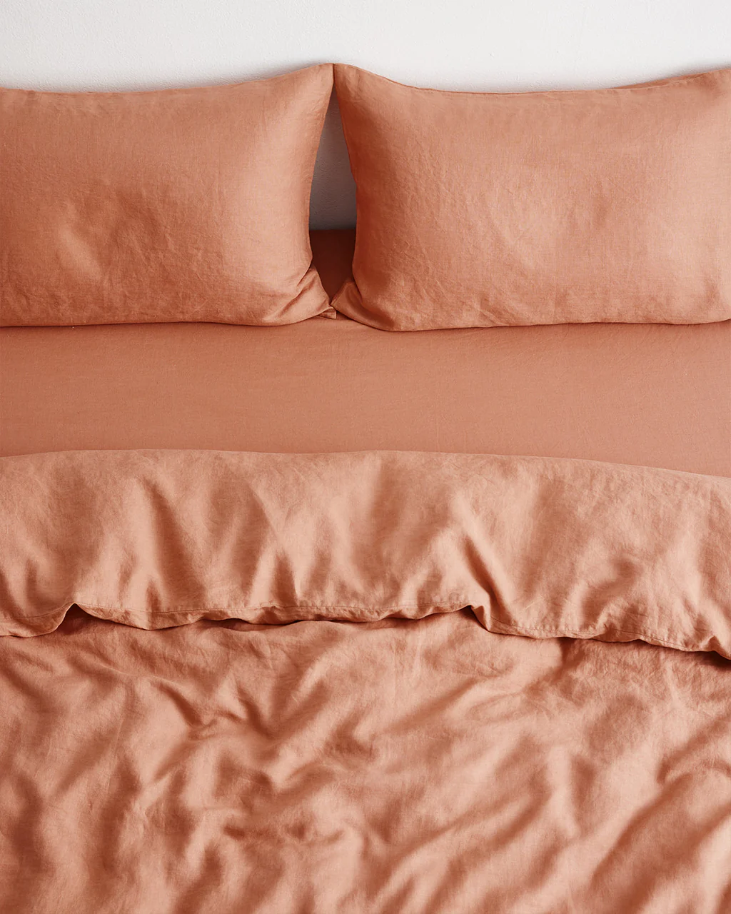 Roxanne X Terracotta — 6 piece Percale Duvet Cover Set image