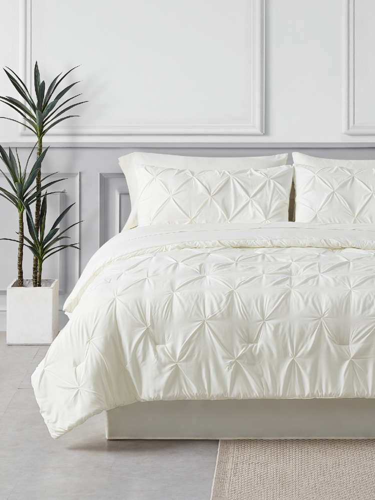 Whipped Cream Akeelah Comforter Set — Bed in a Bag | Magical Thinking image