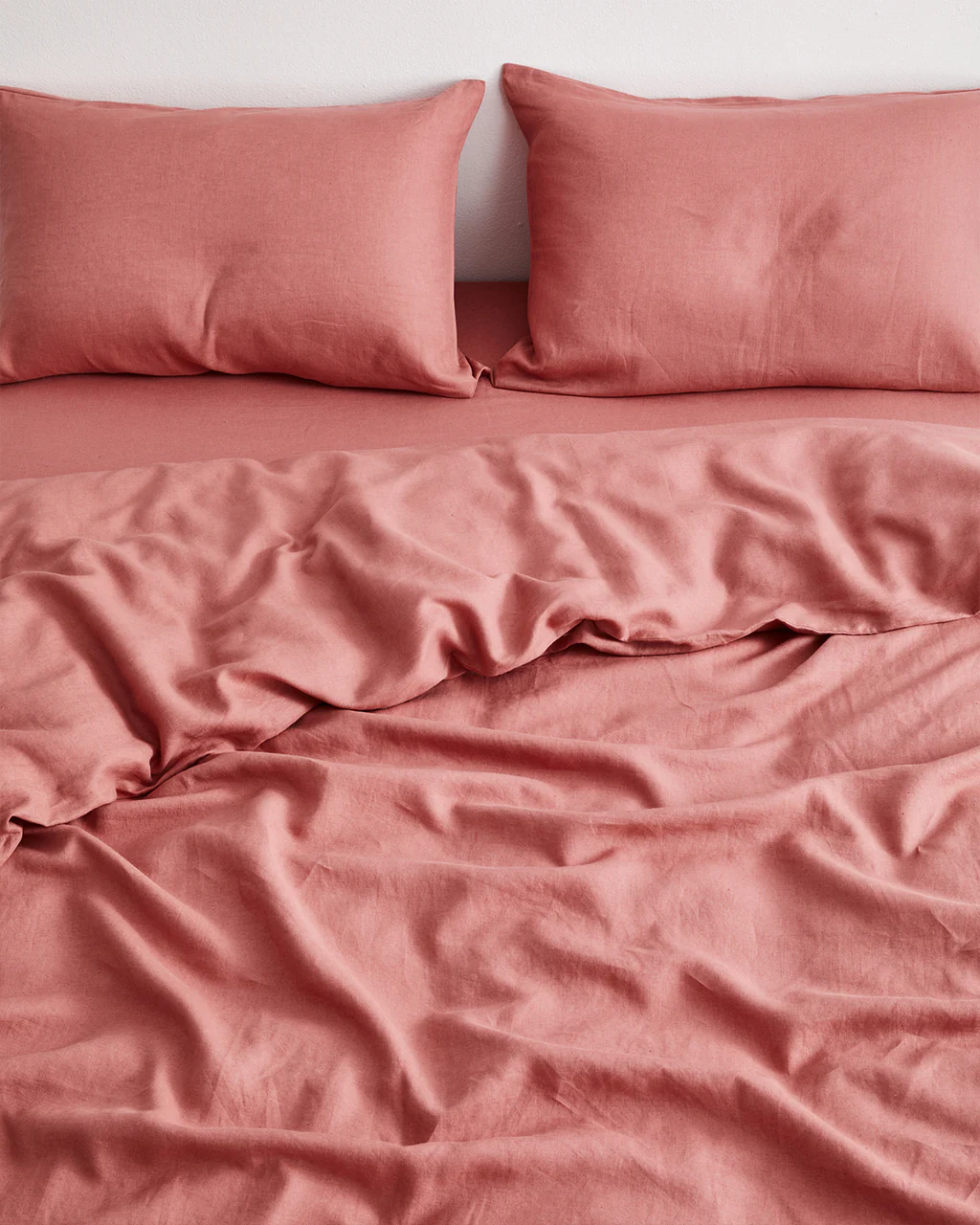 Roxanne X Salmon —6 piece Egyptian Cotton Percale Duvet Cover Set image
