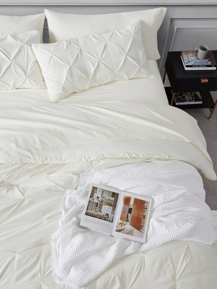 Whipped Cream Akeelah Comforter Set — Bed in a Bag | Magical Thinking image