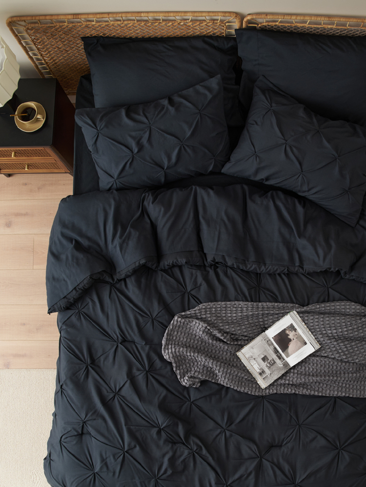 Black Akeelah Comforter Set — Bed in a Bag | Magical Thinking image