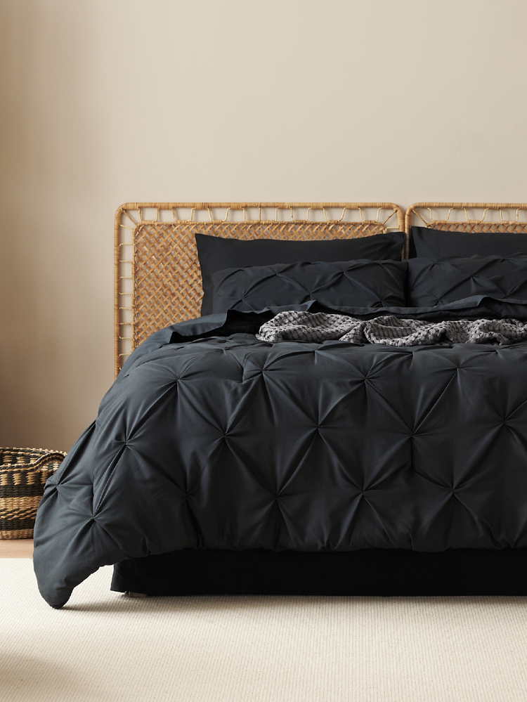 Black Akeelah Comforter Set — Bed in a Bag | Magical Thinking image
