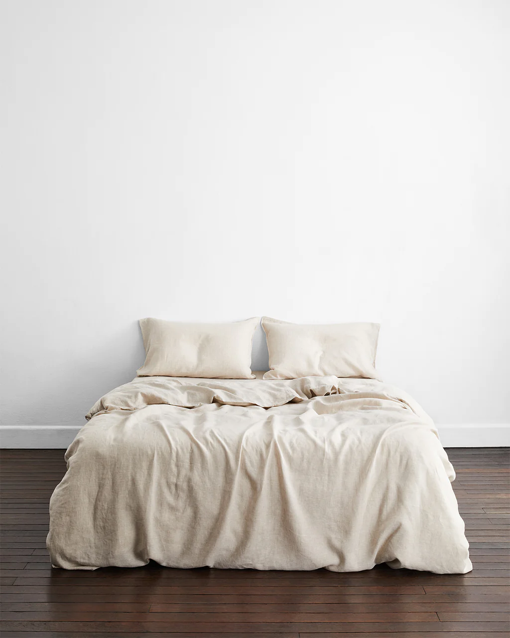 Roxanne x Oat Meal — 6 piece Egyptian Cotton Percale Duvet Cover Set image