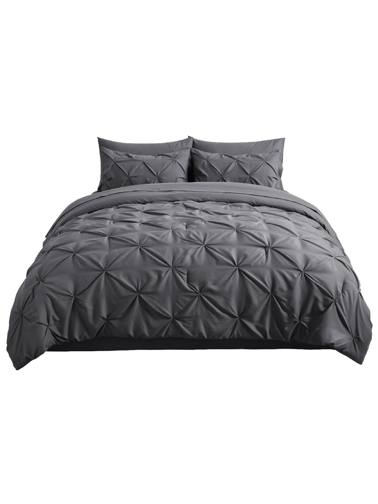 Dark Grey Akeelah Comforter Set — Bed In A Bag | Magical Thinking Collection image