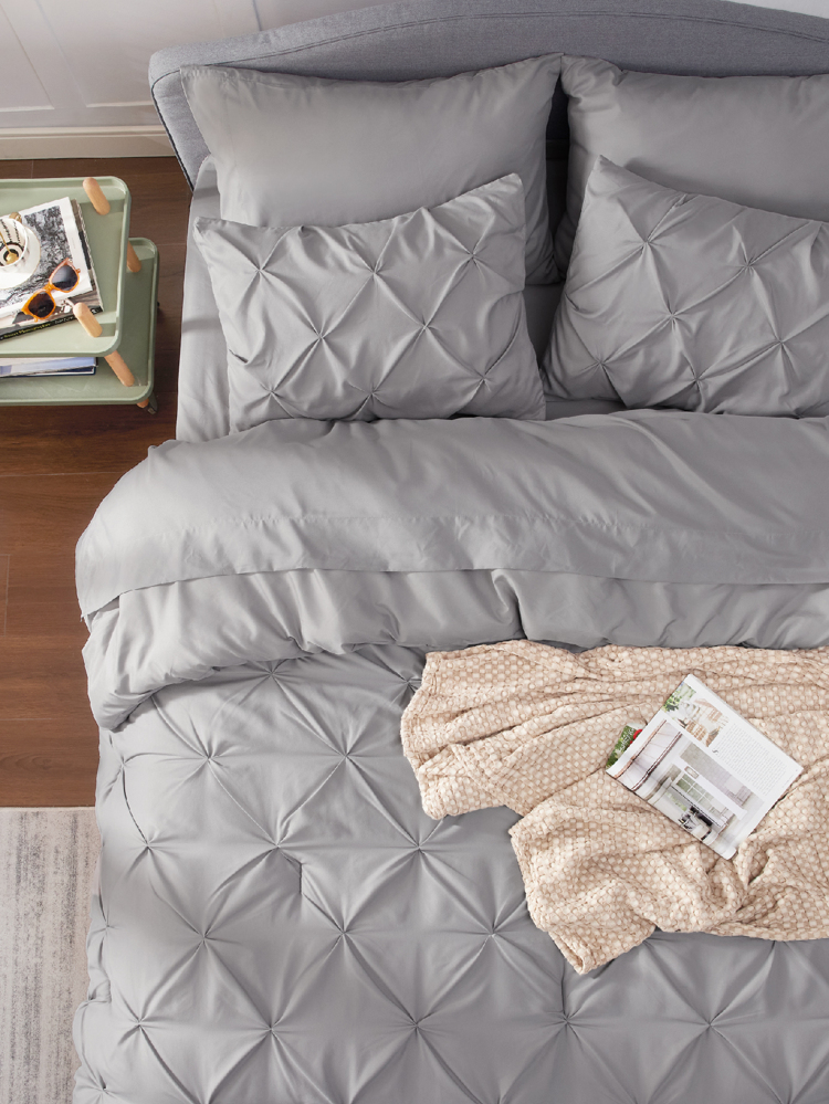 Grey Akeelah Comforter Set — Bed in a Bag | Magical Thinking image