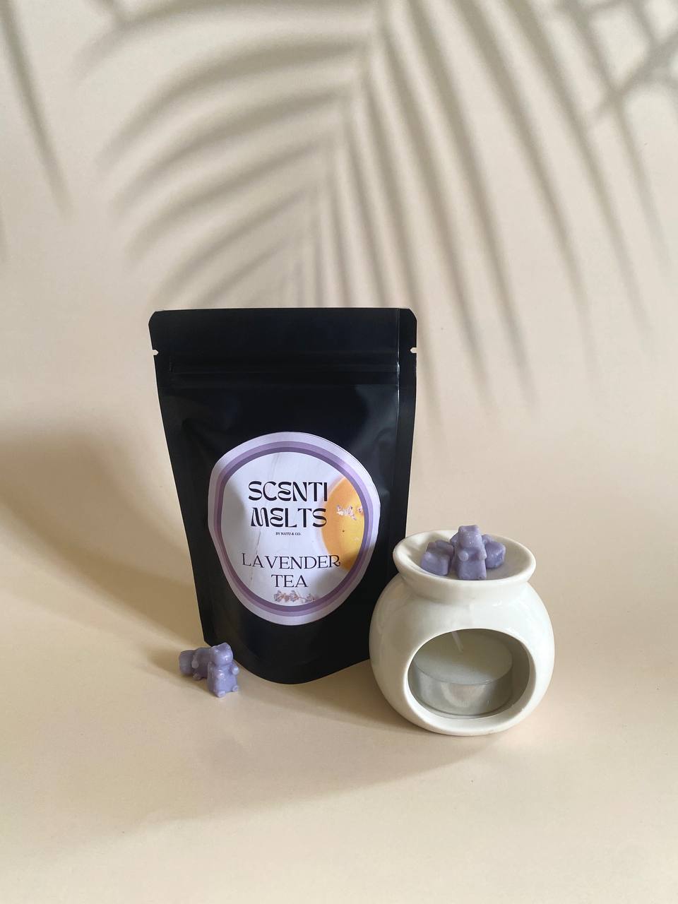 Lavender Tea — Scentimelts Bear shaped Soy Wax Melts | 100g image