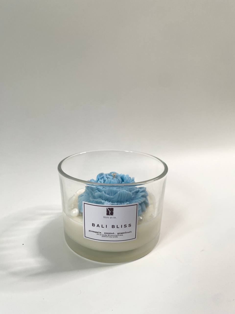 Pearl Peony Candle - Bali Bliss Scented Soy Candle | 500g image