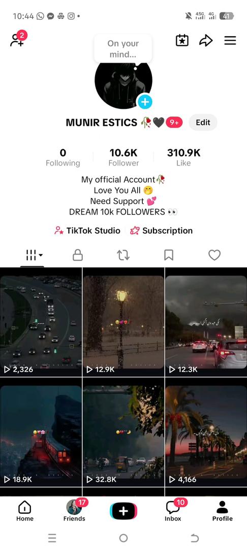 Tiktok 10k followers high quality image