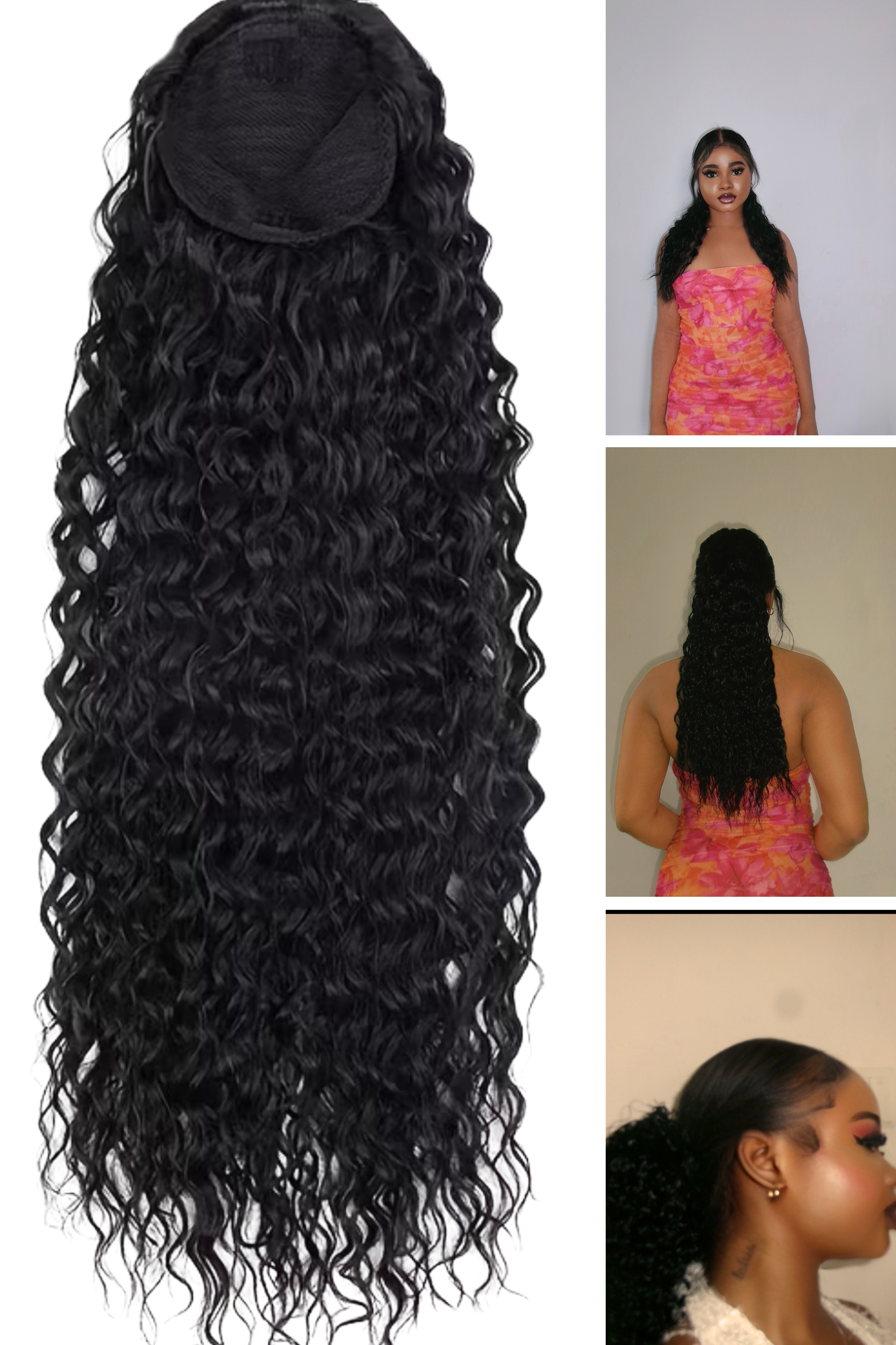 Beach wave pony tail clip “24 image