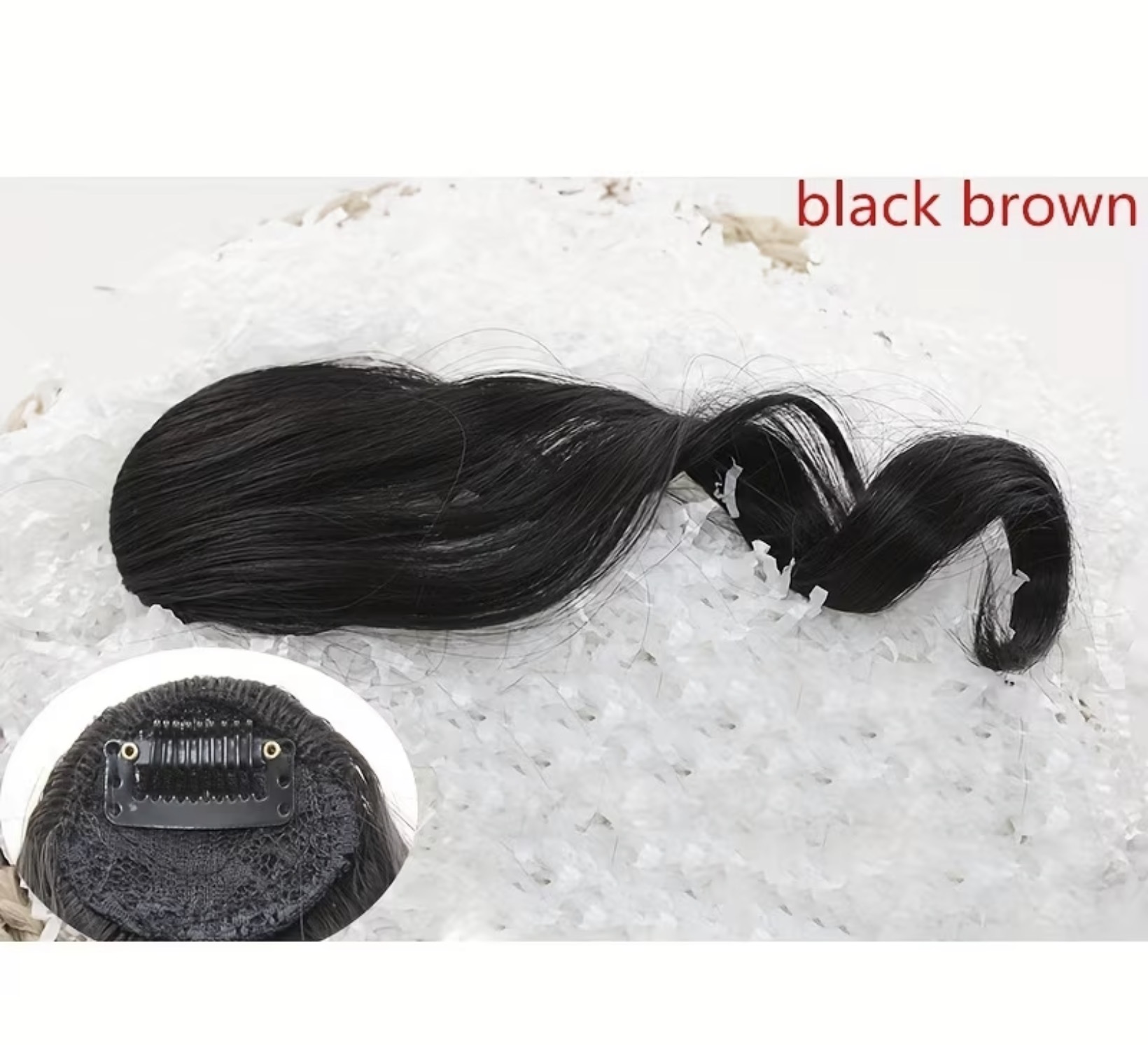 Bouncy clip in side bang image