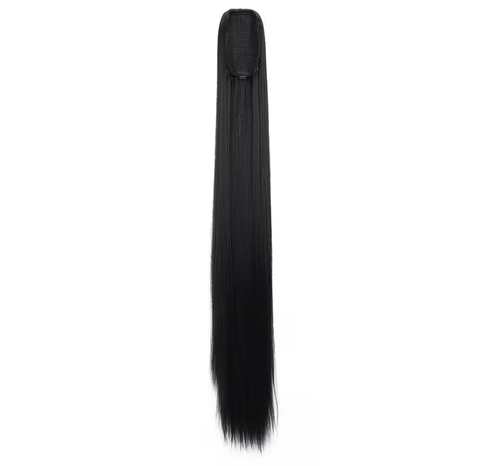 Silky straight easy clip ponytail clip “30 image