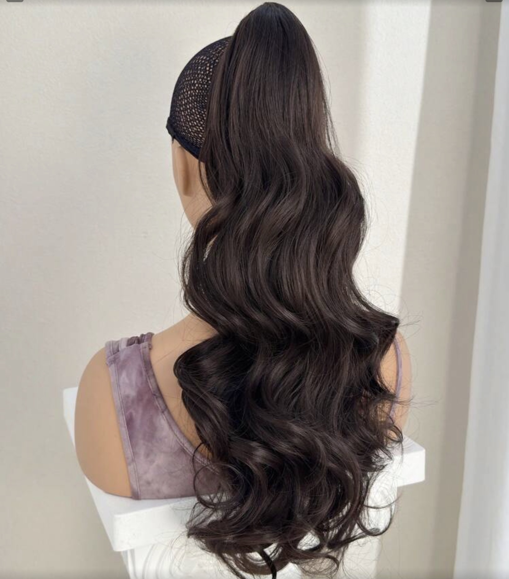 French bounce easy clip ponytail “28 image