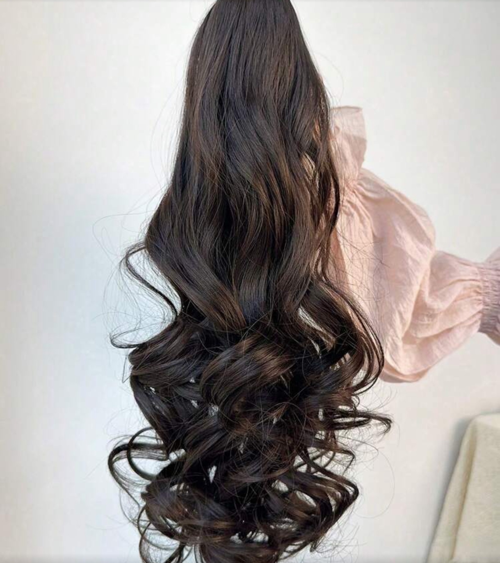 French bounce easy clip ponytail “28 image