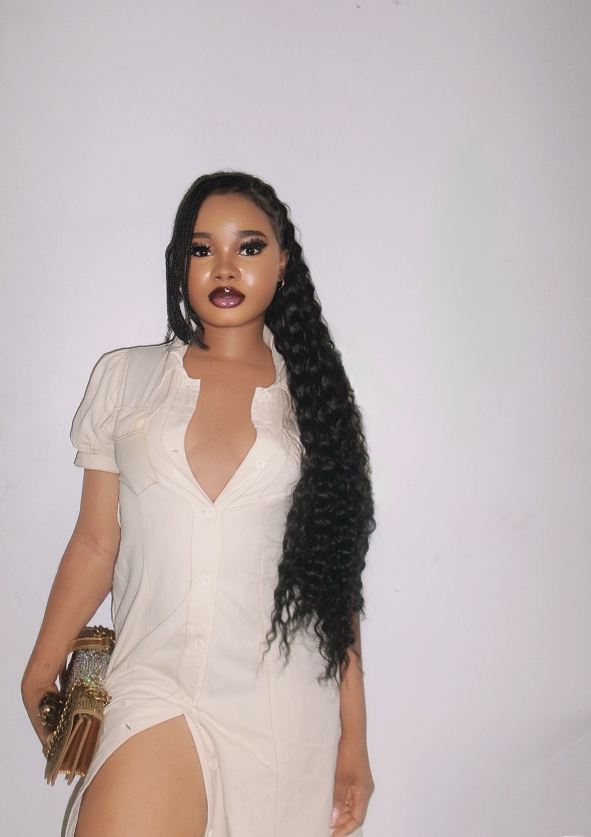 Deep wave  pony tail clip “30 image