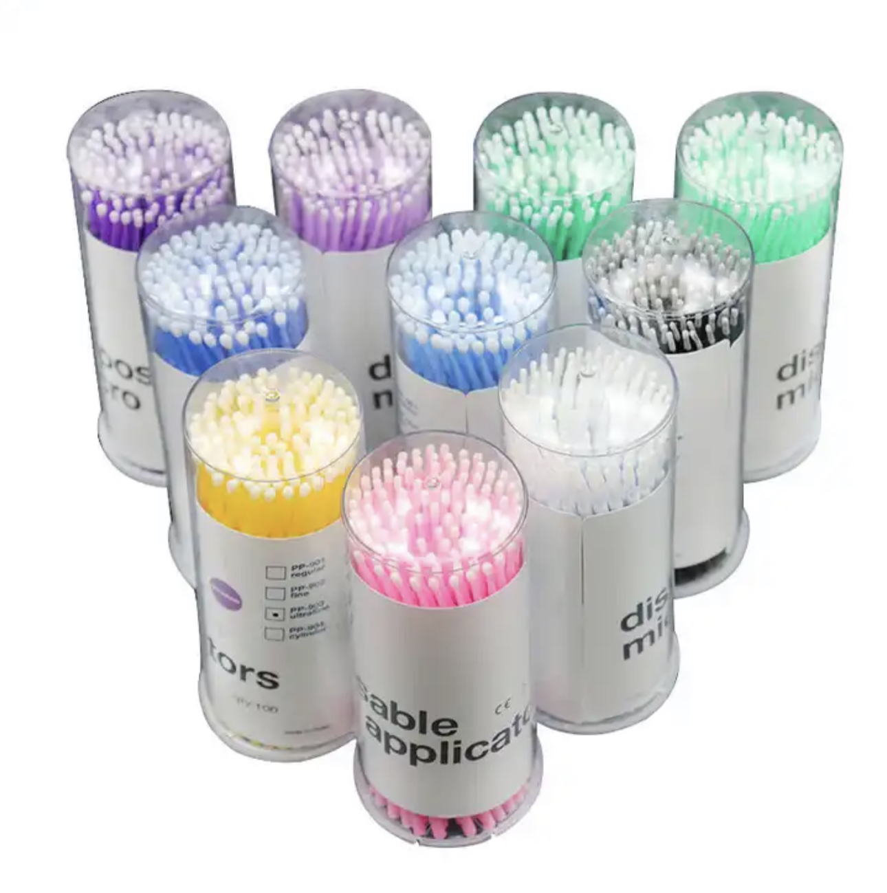 Disposable Micro cotton swabs image