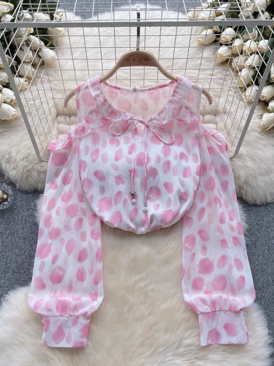 Catch me tonight pink blouse BE168