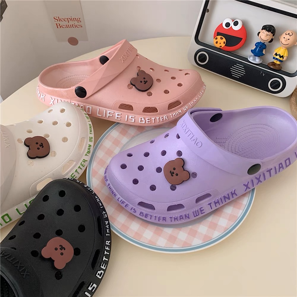 Life is better crocs image