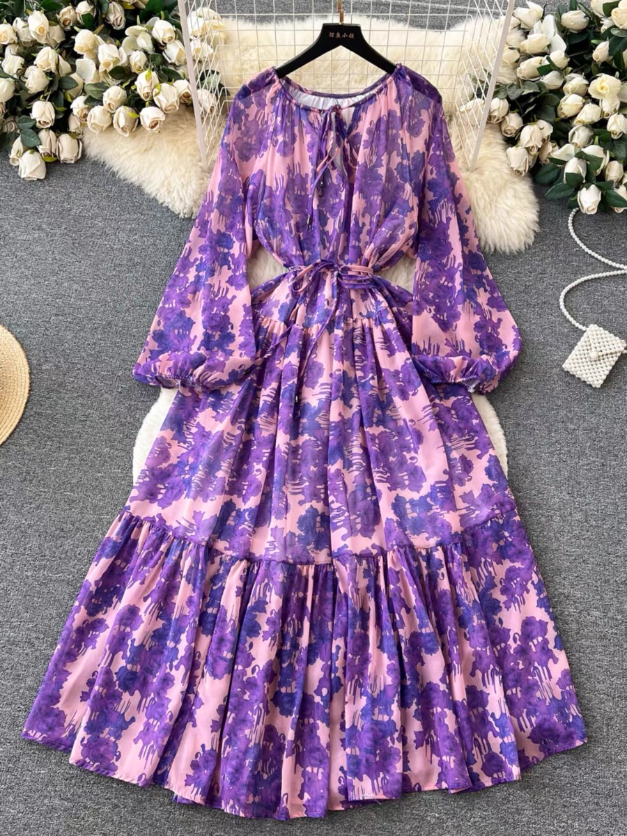 Living the life colorful dress CD362 image