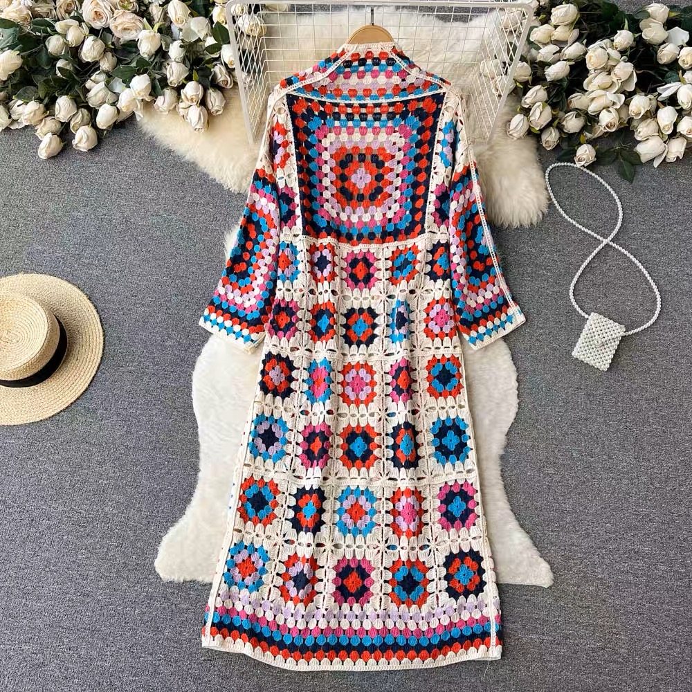 Picnic moves crotchet kimono KM108 image