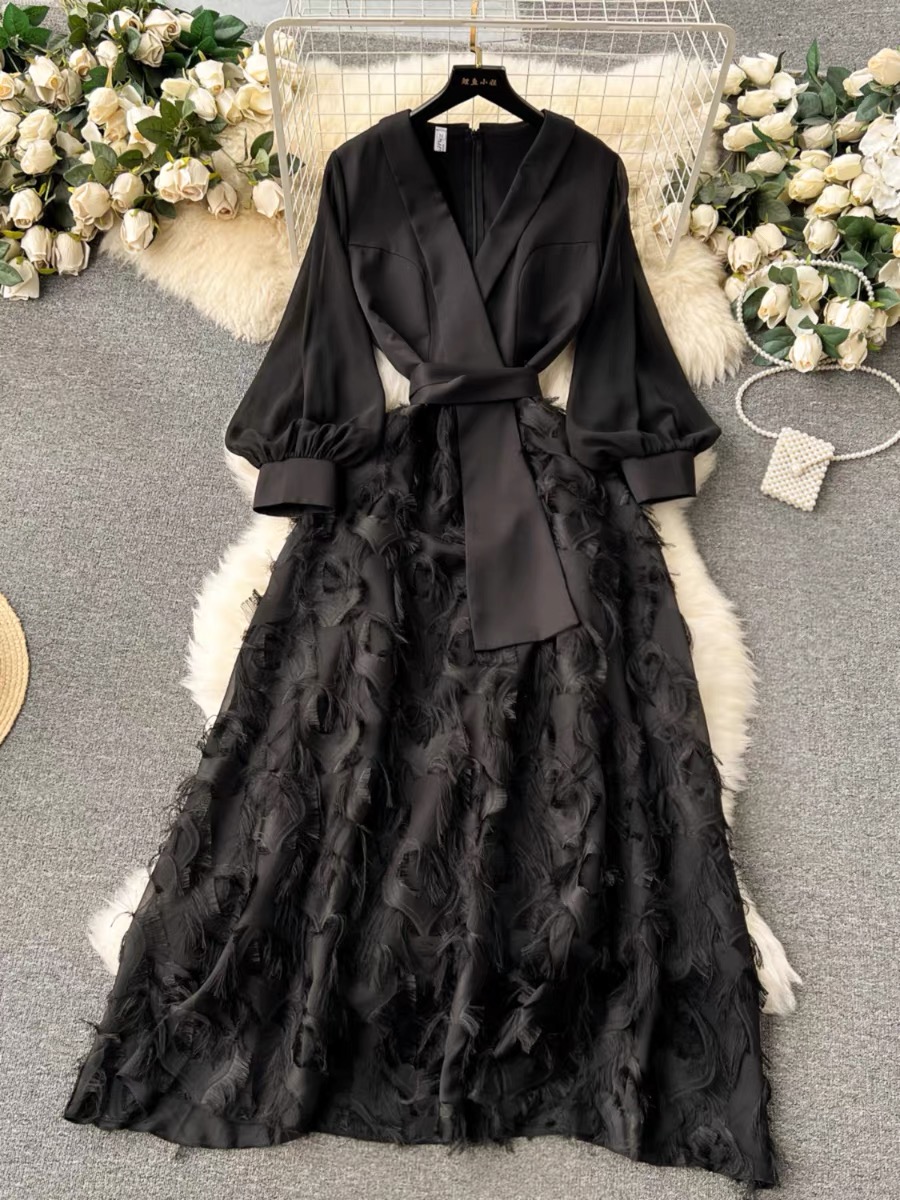 Posh babe fluffy dress EVD191 image