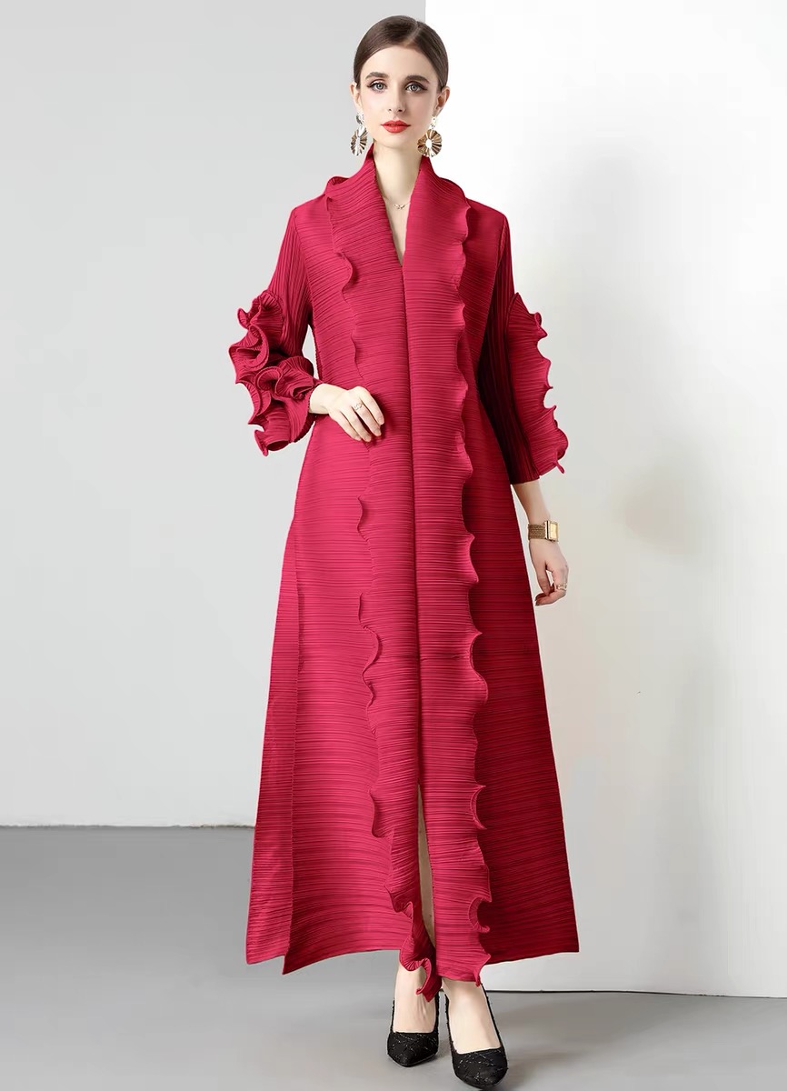 Curving you ruffle dress EVD47 image