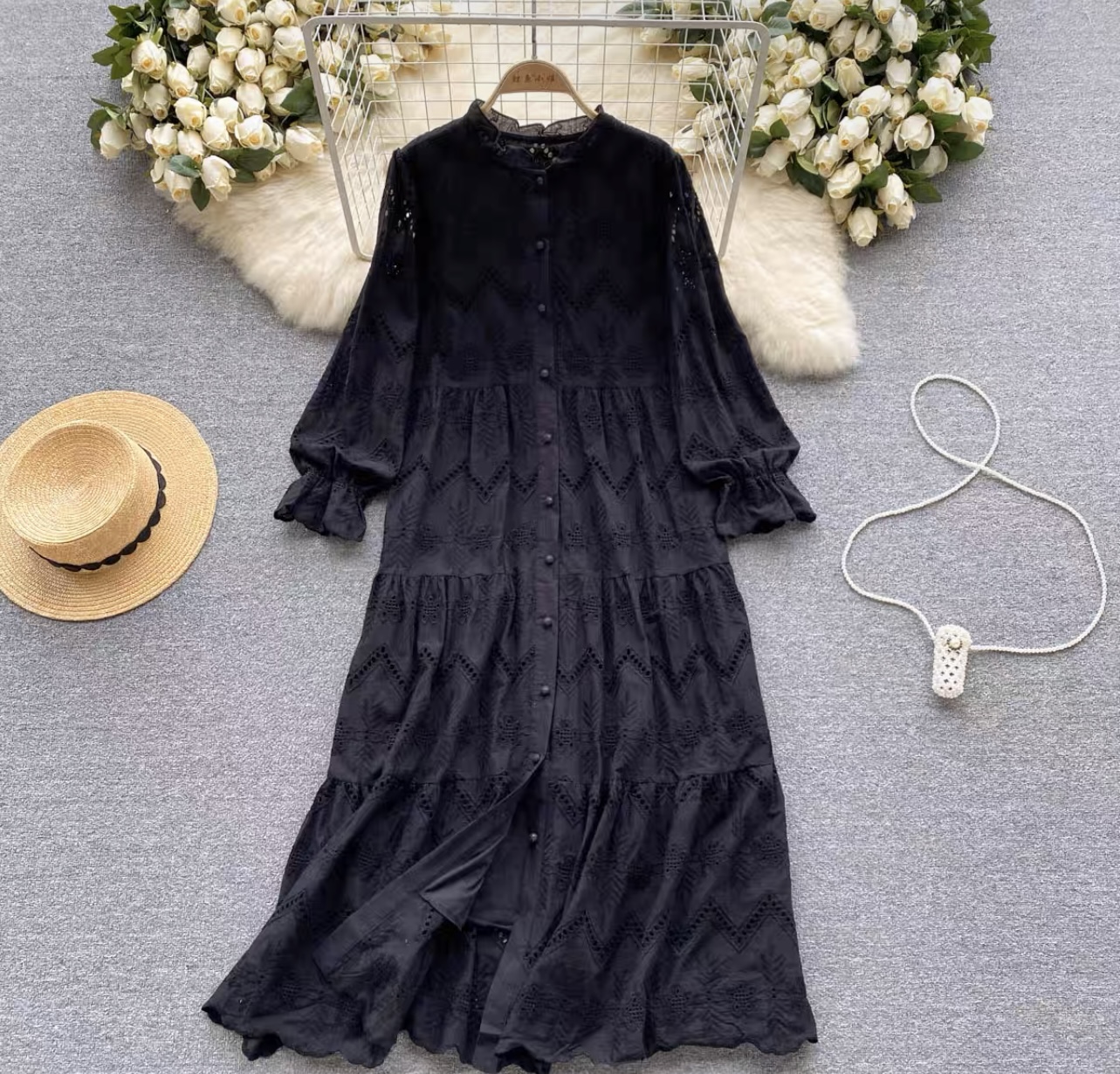 Moving away lace dress CD251 image