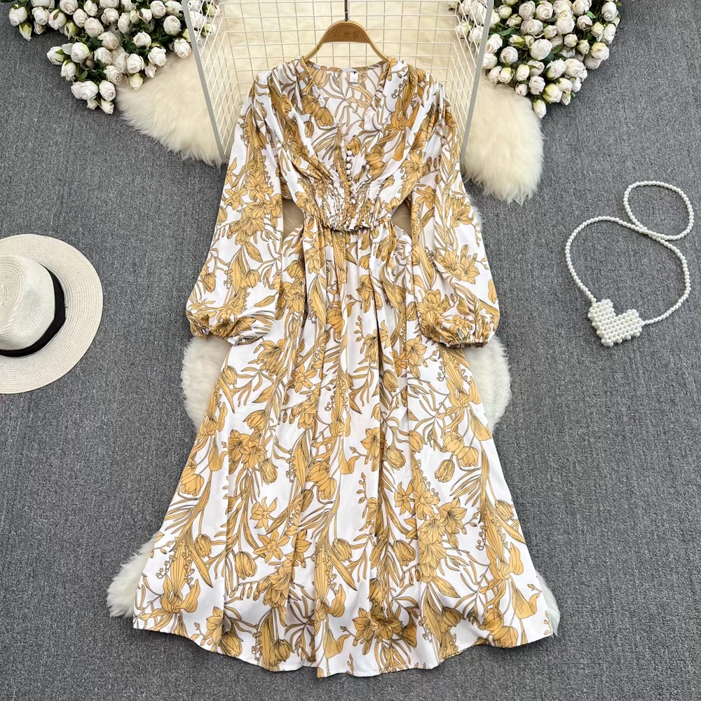 Don’t break his heart floral dress CD175 image