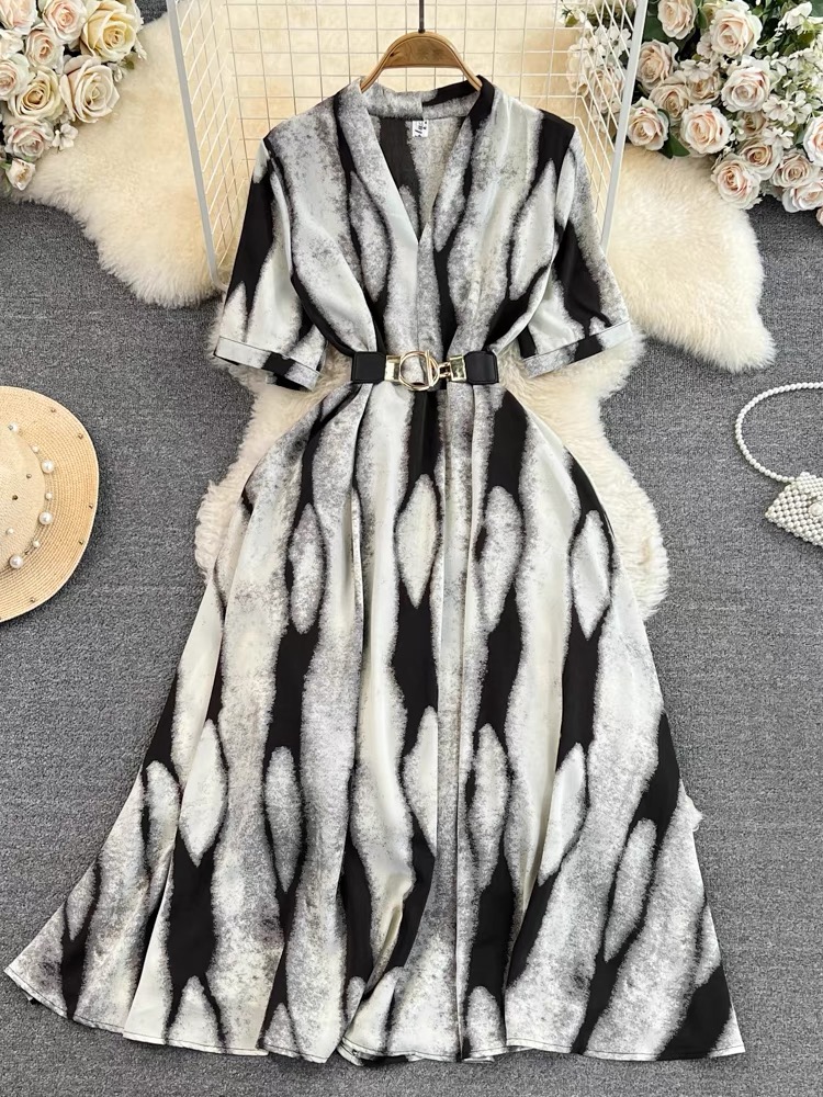 Exotic babe luxury dress & belt CD331 image