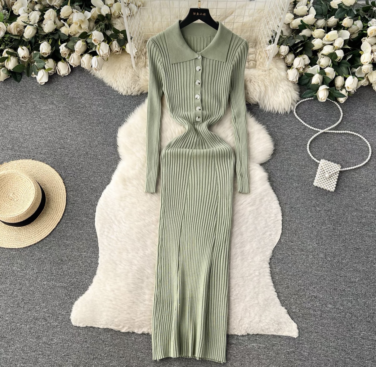 On the list knit gown KBC72 image