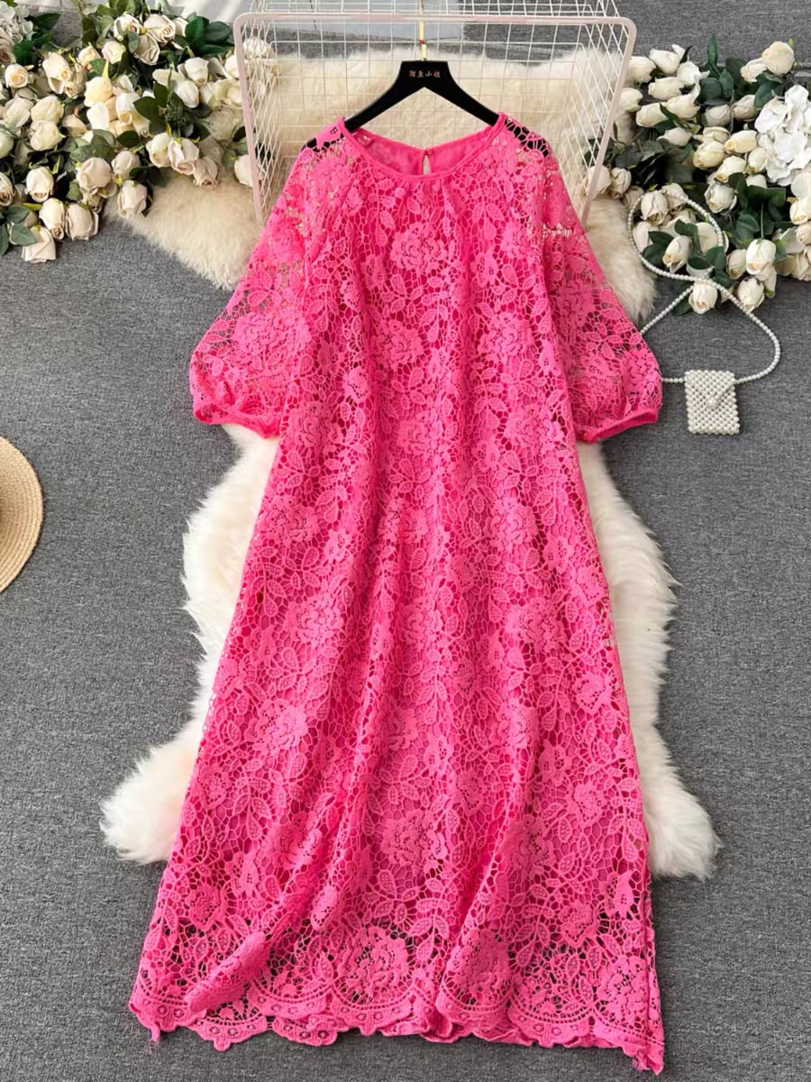 Find me by the beach lace dress FD538 image