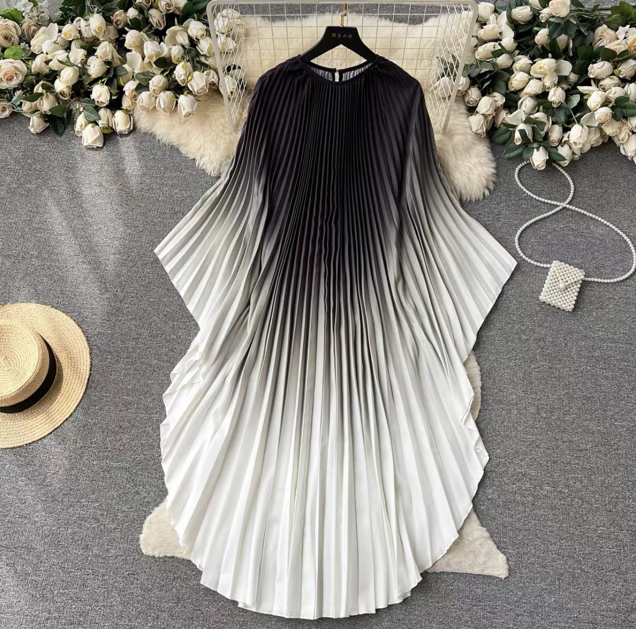 Rich aunty flamingo dress CD375 image