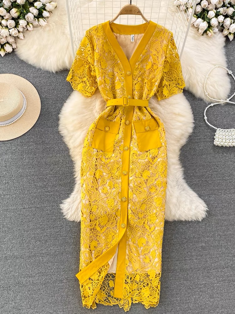 Wifey luxury lace dress FBC28 image