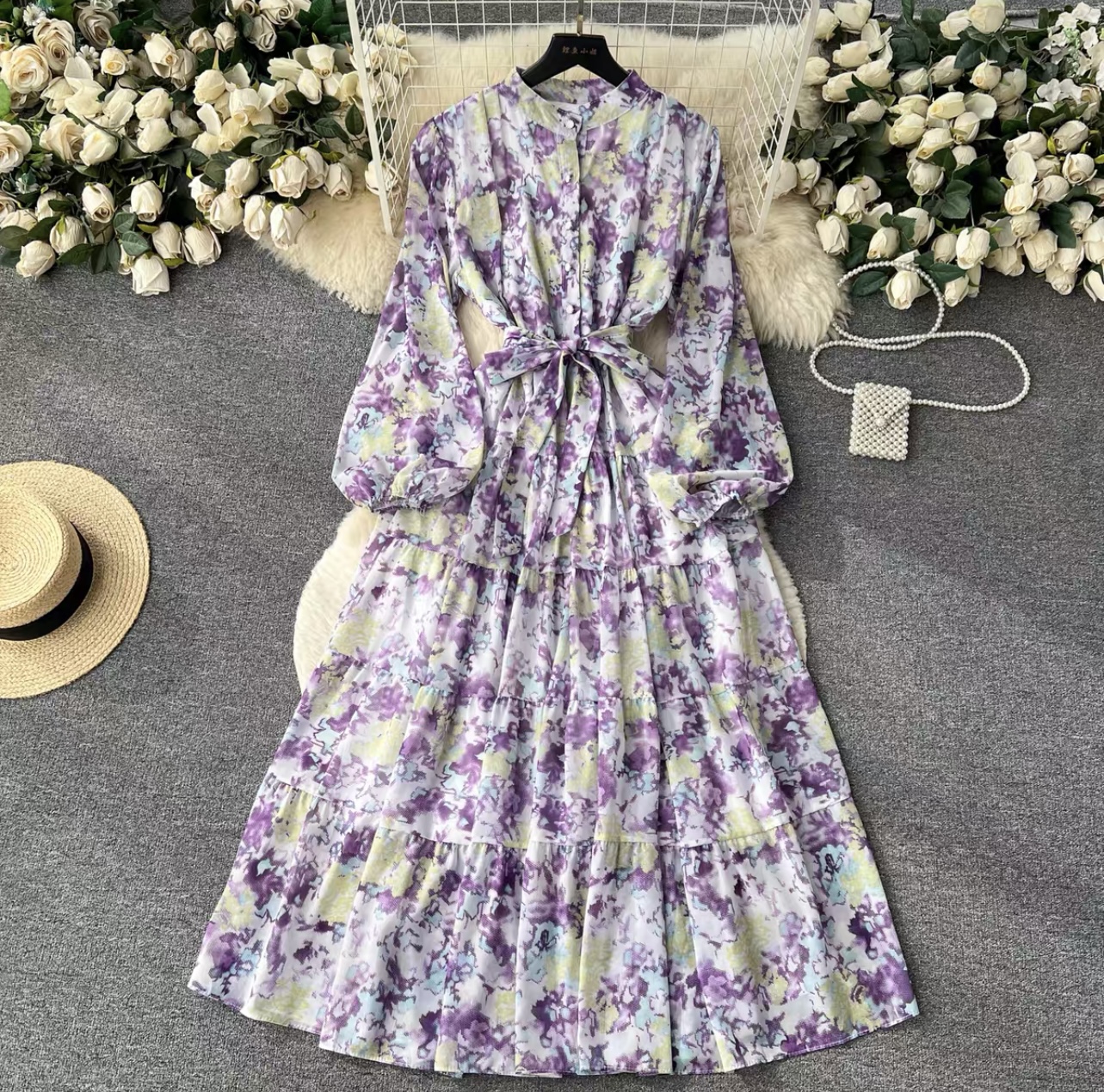 First option floral dress CD535 image