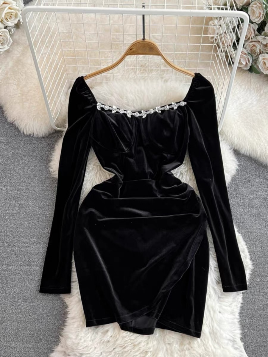 Never the same velvet dress FD464 image