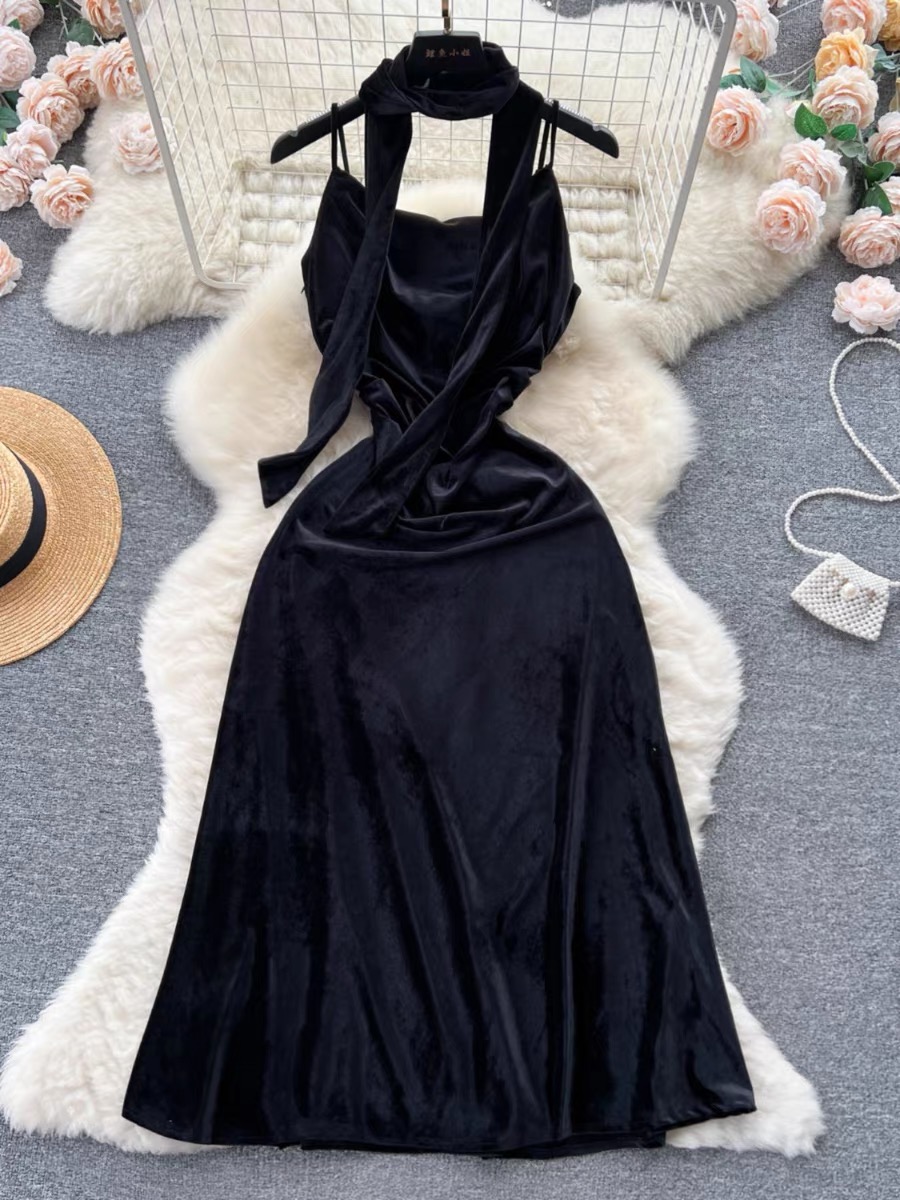 No drama cashmere dress FD259 image