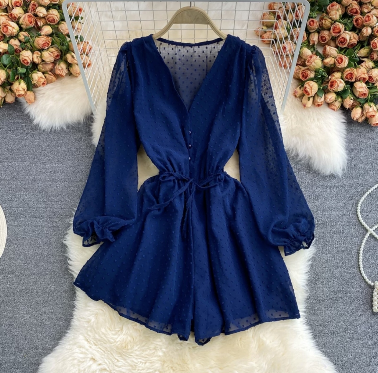 Setting the mood cotton jumpsuit JRZZ516 image