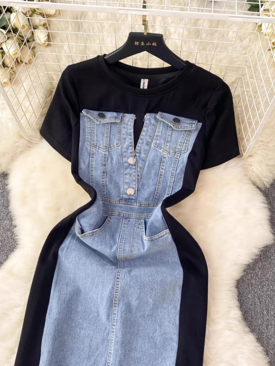 Big time magic denim dress DBC6 images