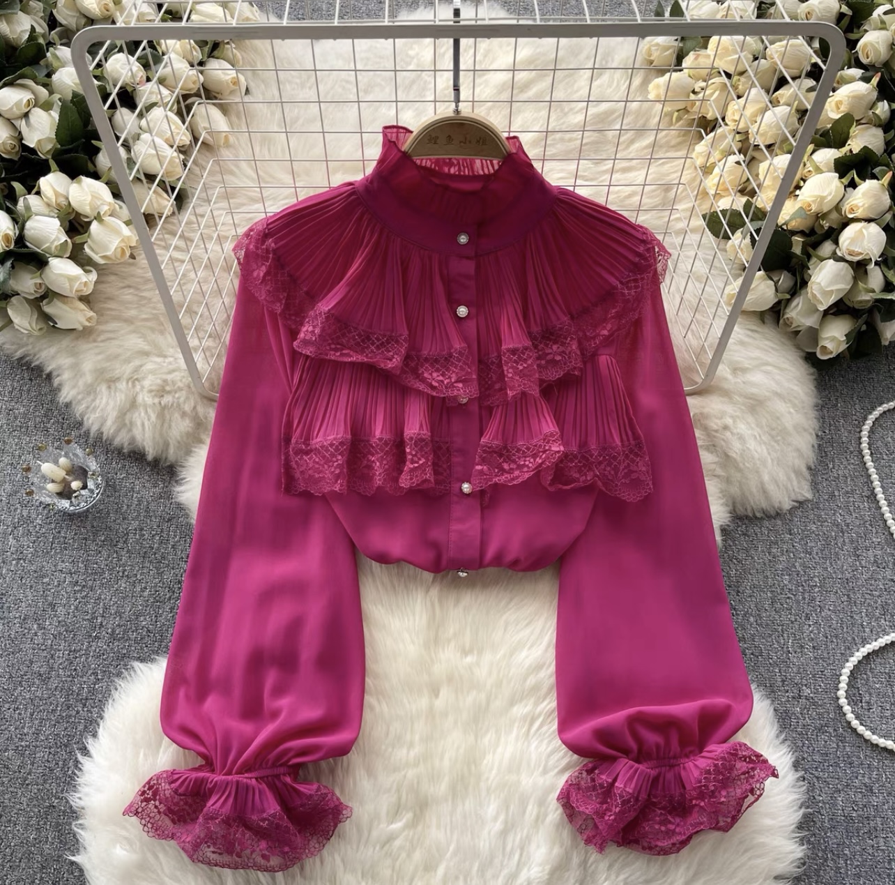 West coast babe lantern blouse BE316 image