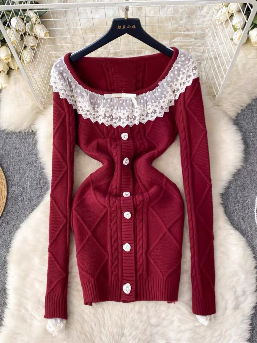 Boujee attitude knitted dress KBC156 image