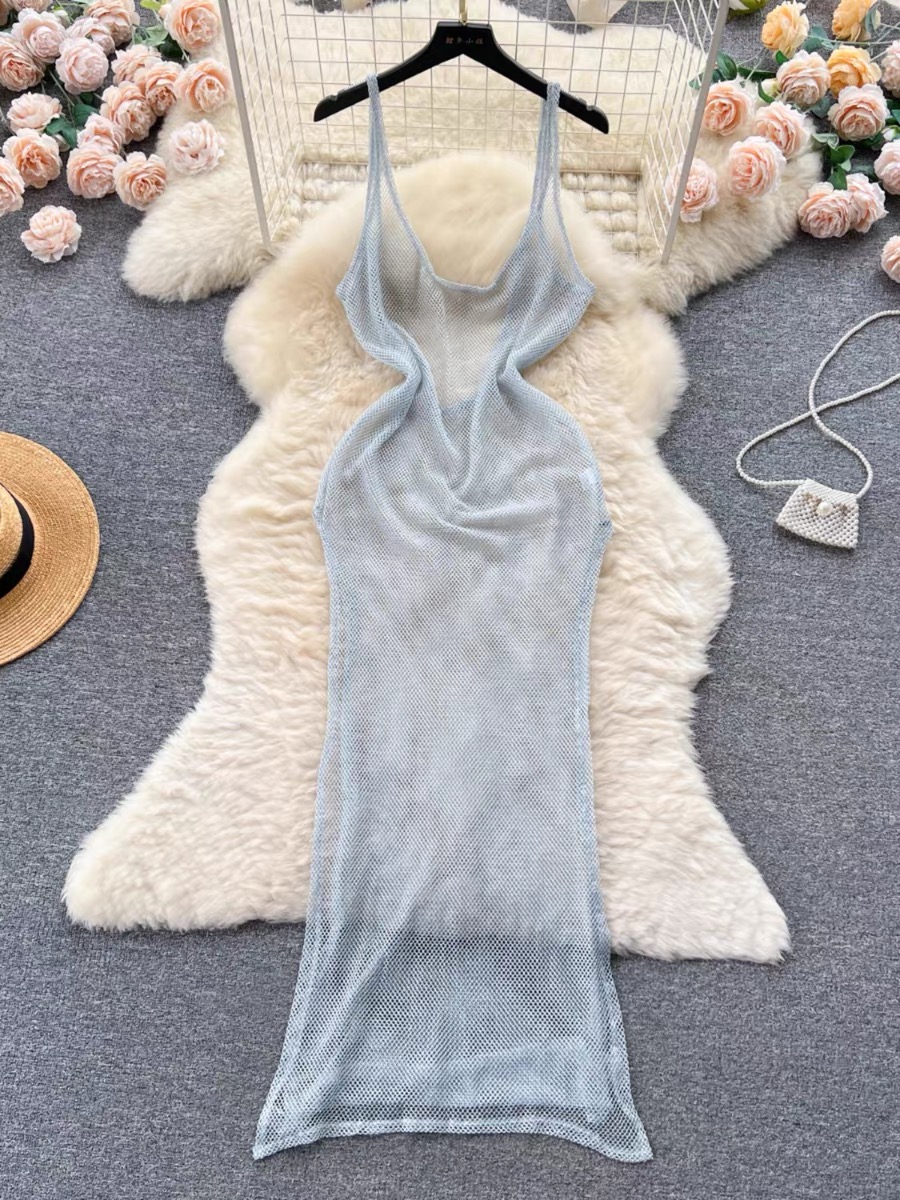 New distraction see through net dress CBC126 image