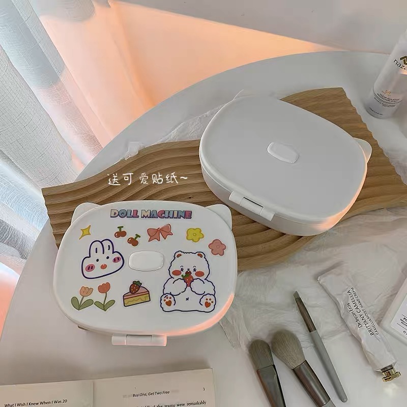 Cute makeup box and mirror MK124 images