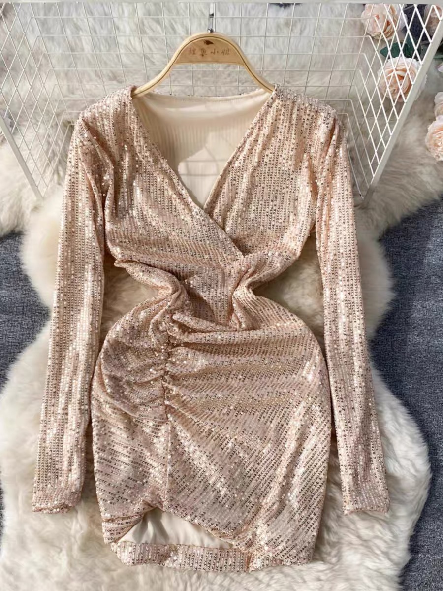 Walk around town sequin dress EBC131 image