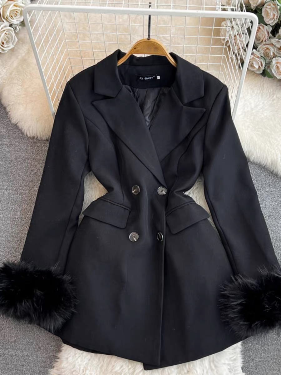 Fallen Angel fur sleeves blazer BL134 image