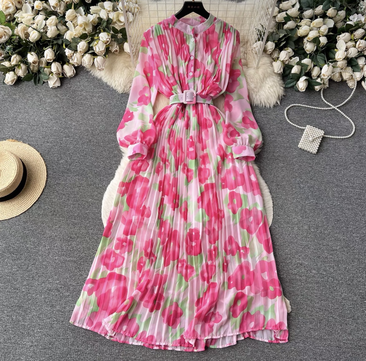 More to give floral dress CD471 image