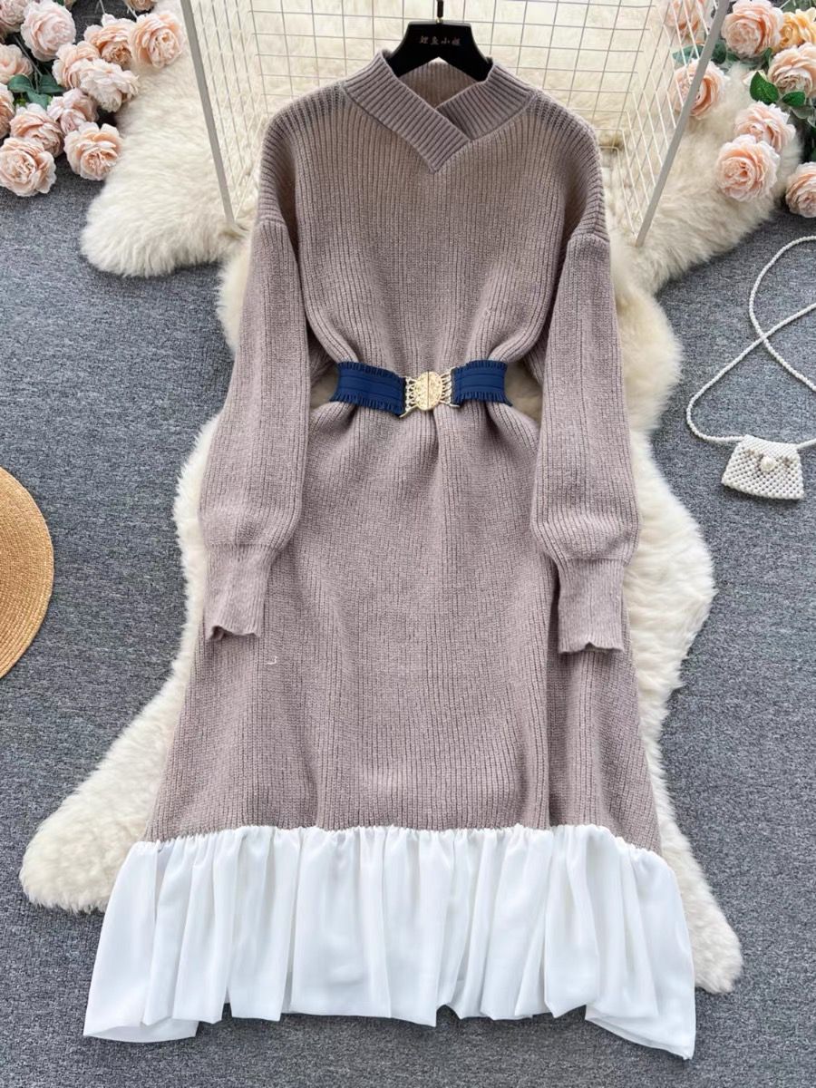 Travel queen sweater dress KD153